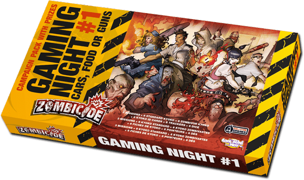 Coperta Zombicide Gaming Night #1: Cars, Food or Guns