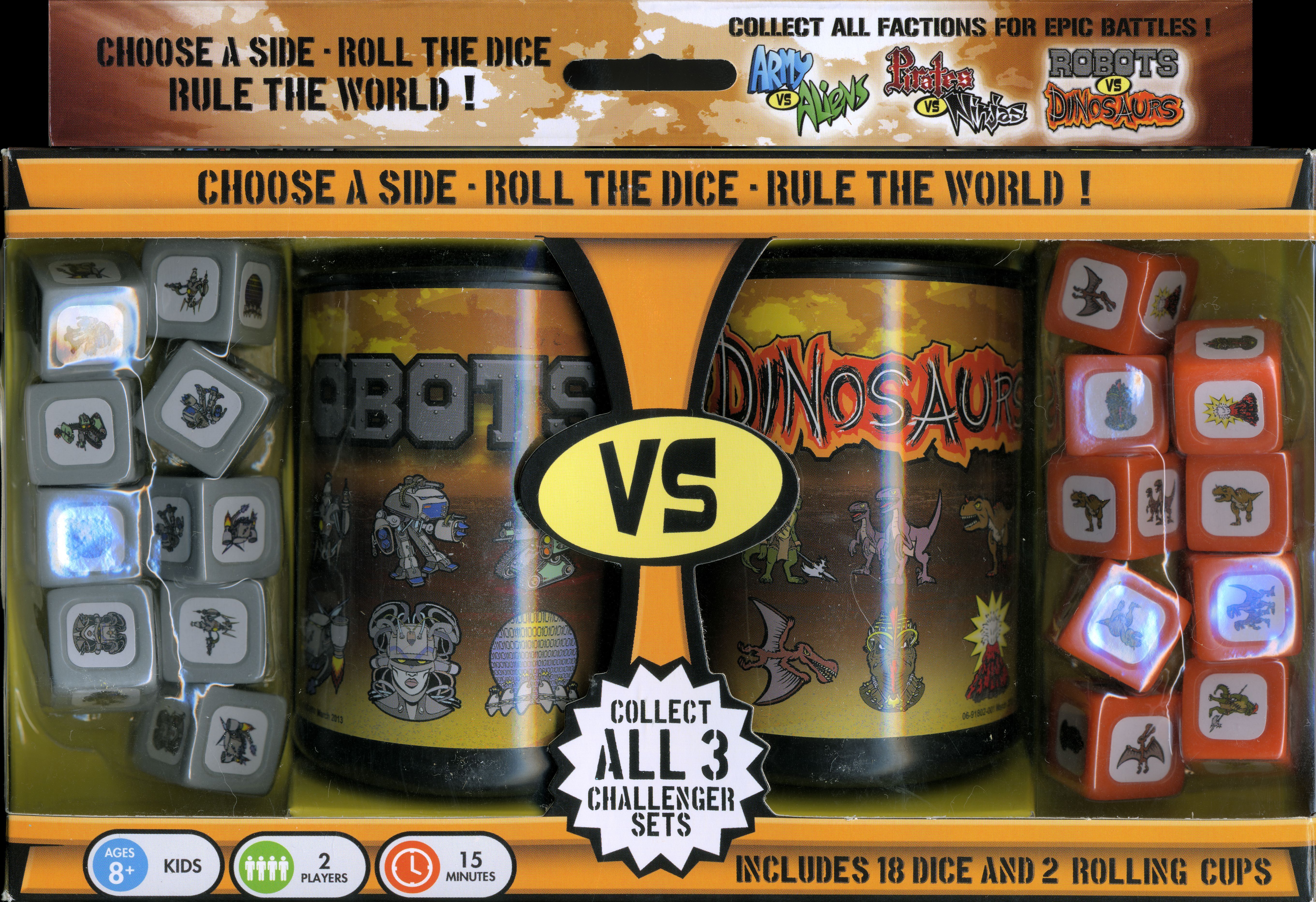 Robots vs. Dinosaurs doboz
