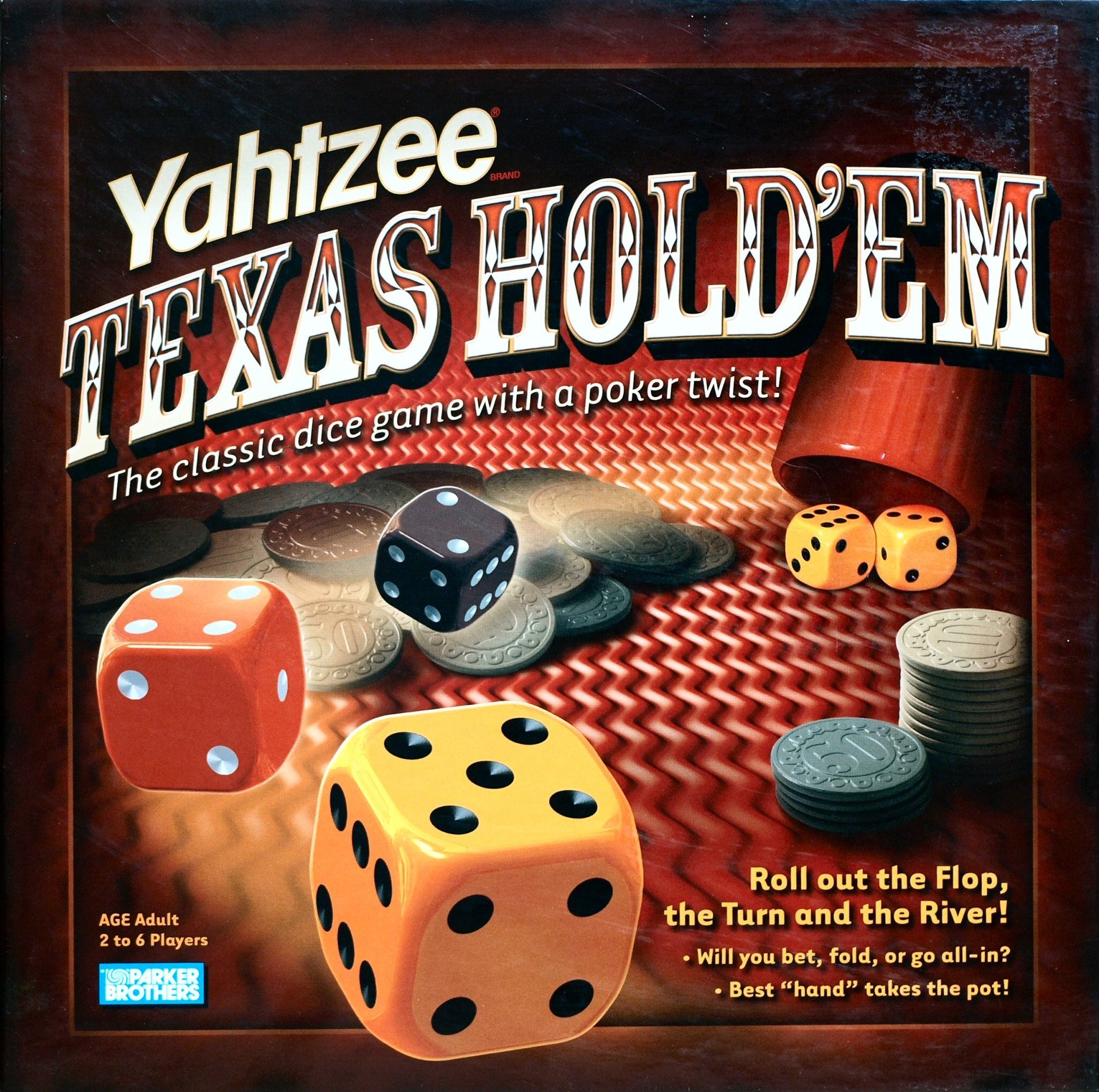 Yahtzee: Texas Hold'em doboz