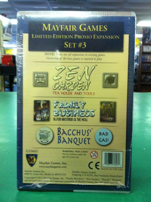 Mayfair Games Limited Edition Promo Expansion Set #3 box art
