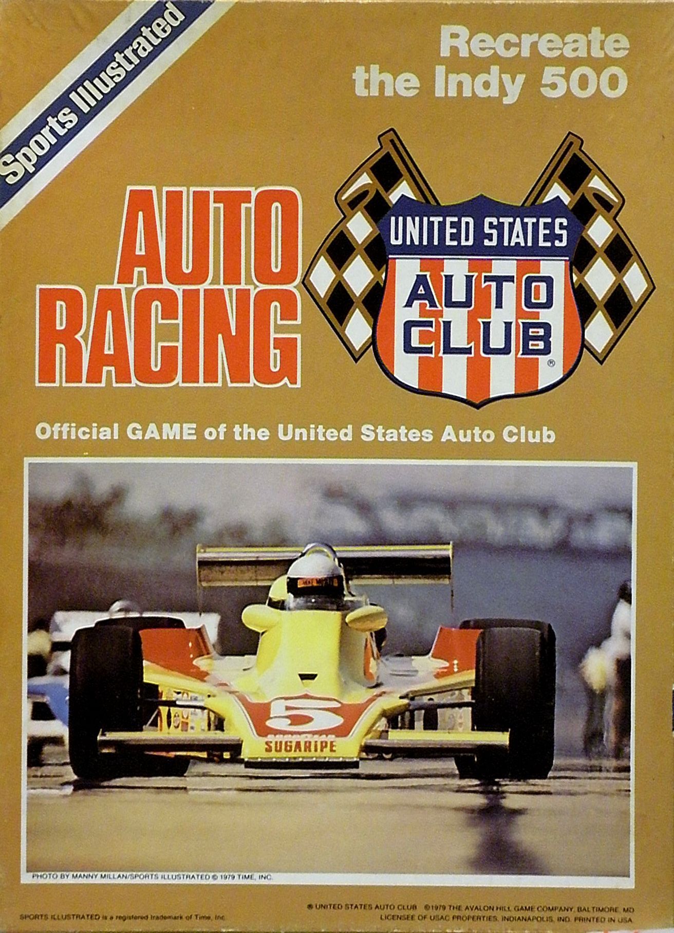 USAC Auto Racing box art