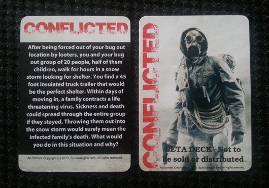 Conflicted: The Survival Card Game doboz