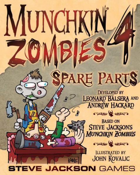 Munchkin Zombies 4: Spare Parts box art