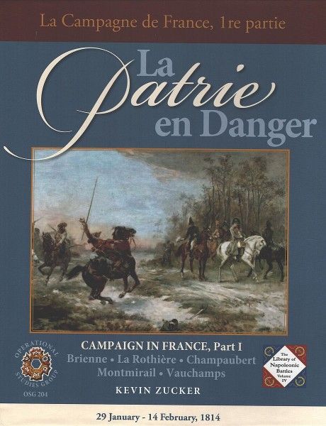 La Patrie en Danger 1814: The Campaign in France, Part I box art