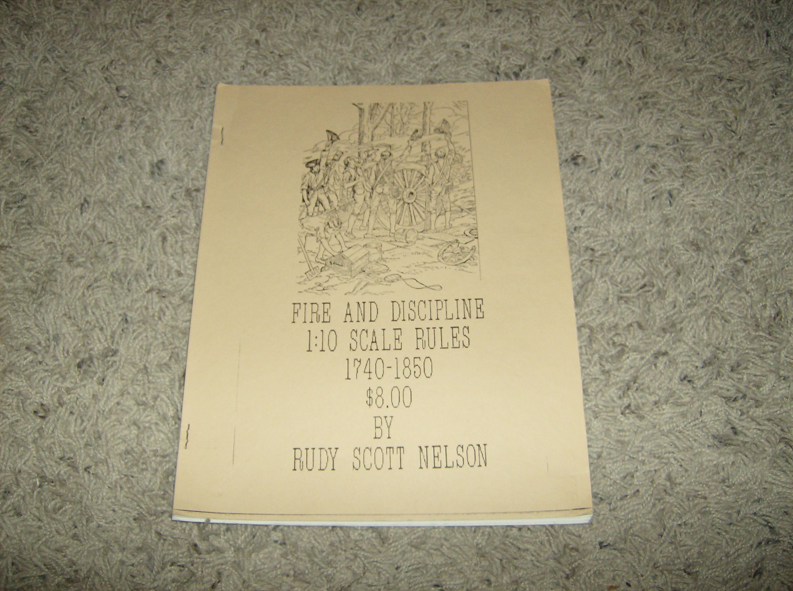 Coperta Fire and Discipline: 1:10 Scale Rules 1740-1850