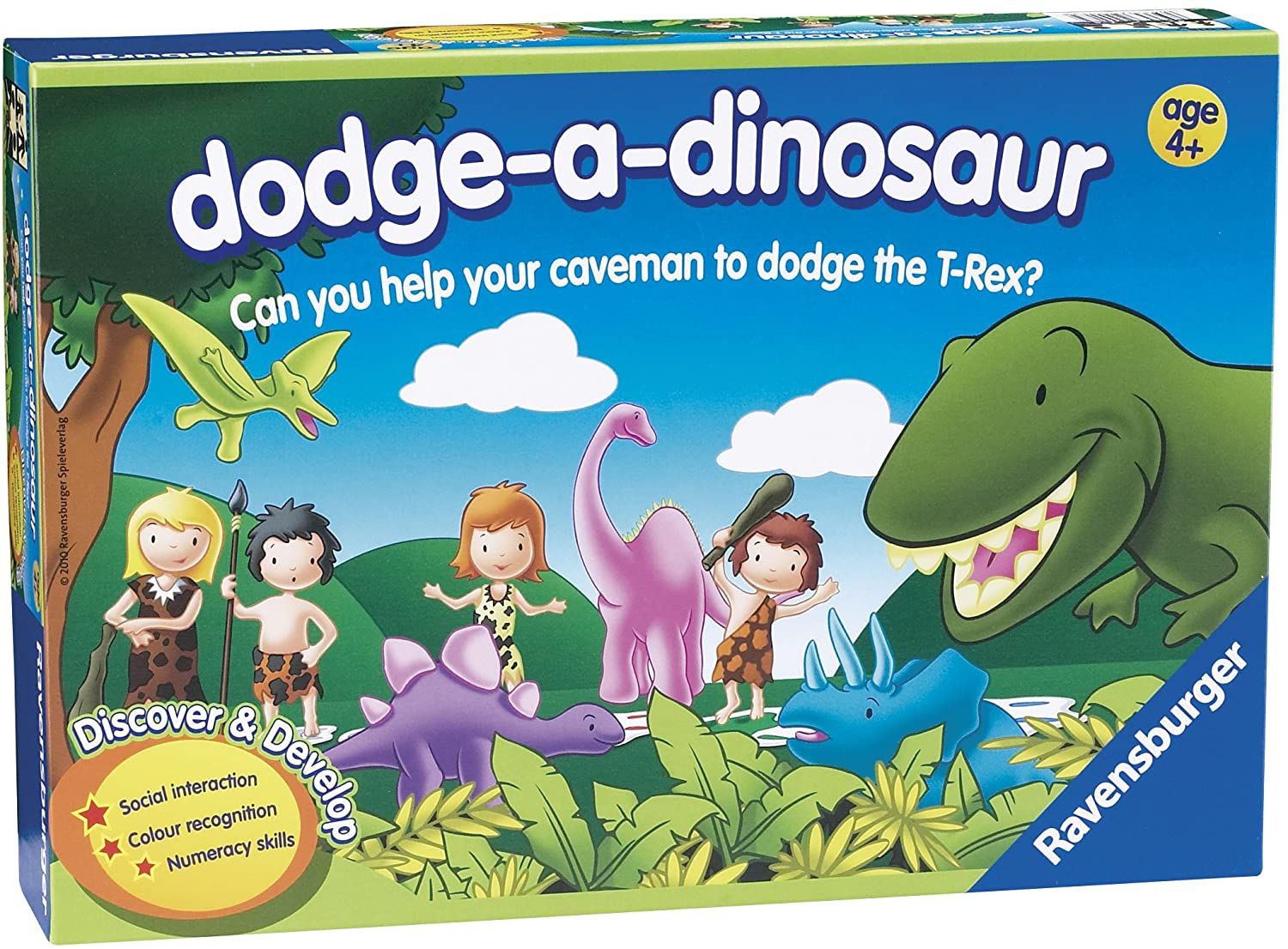 Dodge a Dinosaur box art