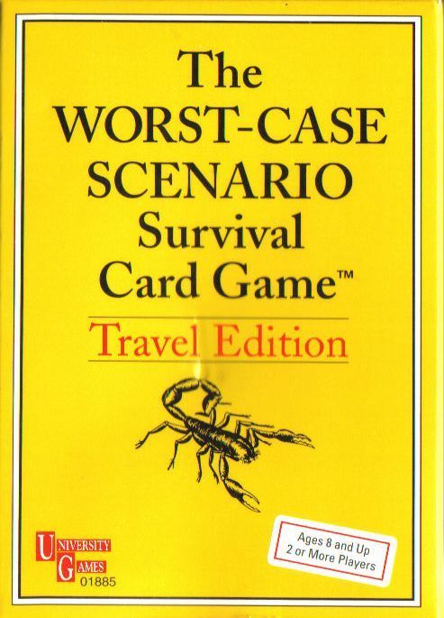 The Worst-Case Scenario Survival Card Game: Travel Edition box art