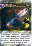 Mage Wars: Staff of Storms Promo Card