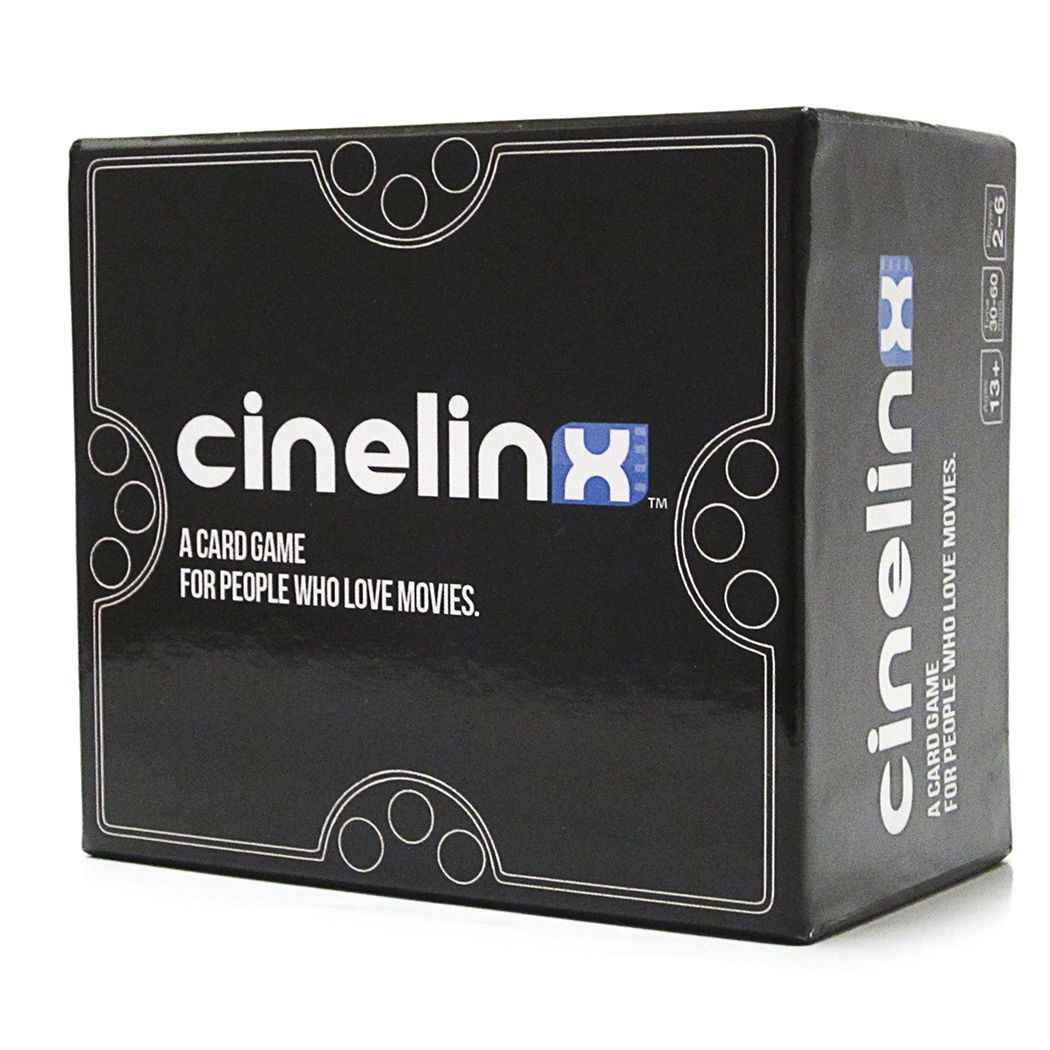 Cinelinx: A Card Game For People Who Love Movies doboz
