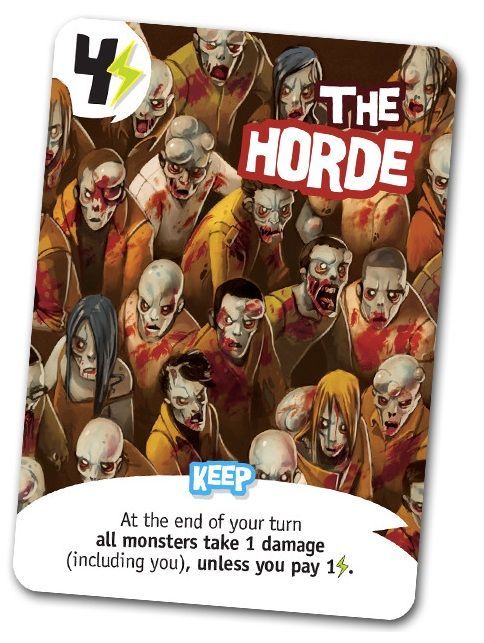 King of Tokyo: The Horde Promo Card box art
