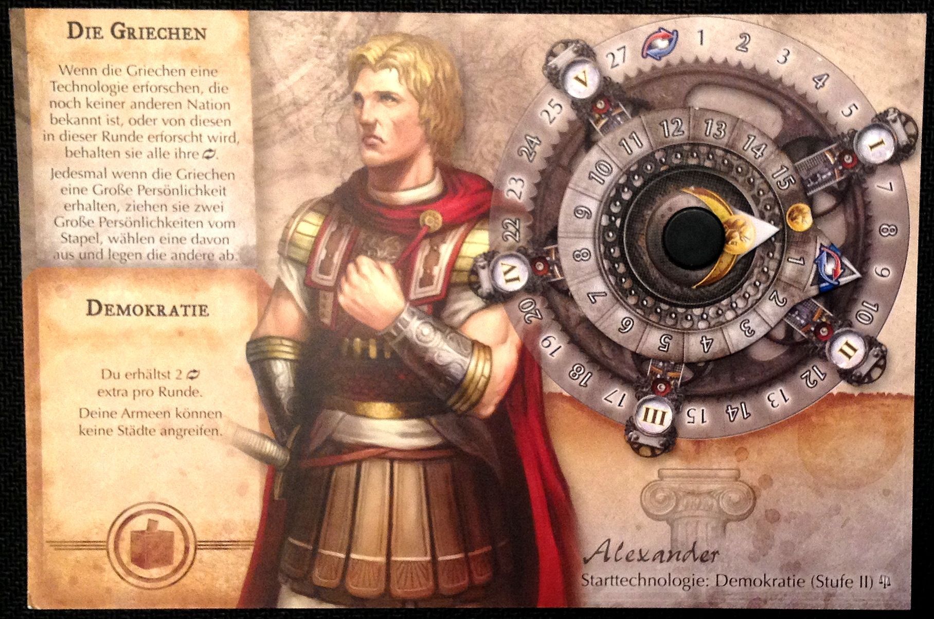 Sid Meier's Civilization: The Board Game – die Griechen Promo Card doboz