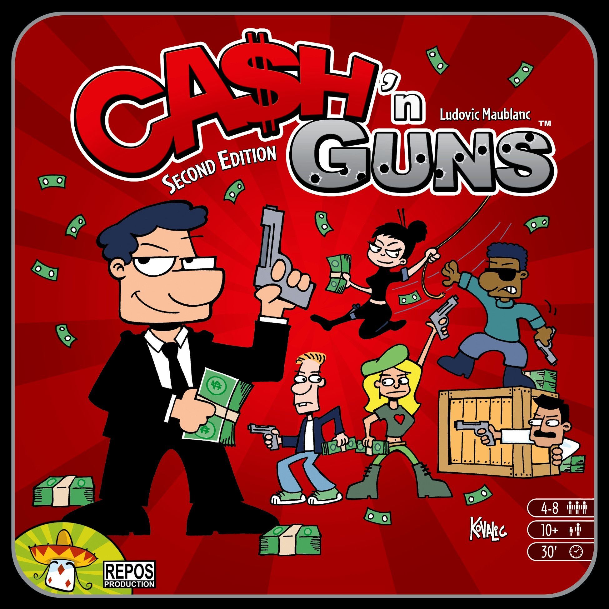 Ca$h 'n Guns: Second Edition box art