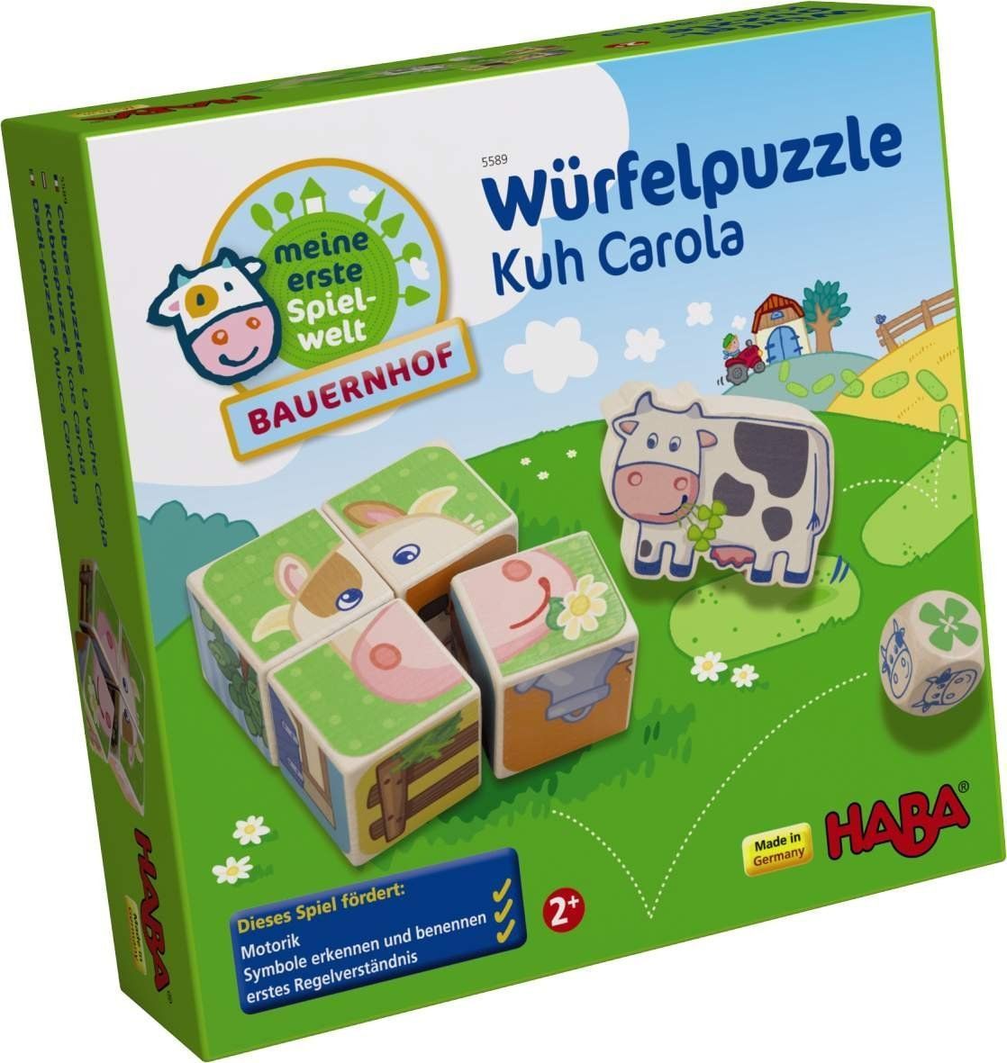 Coperta Würfelpuzzle Kuh Carola