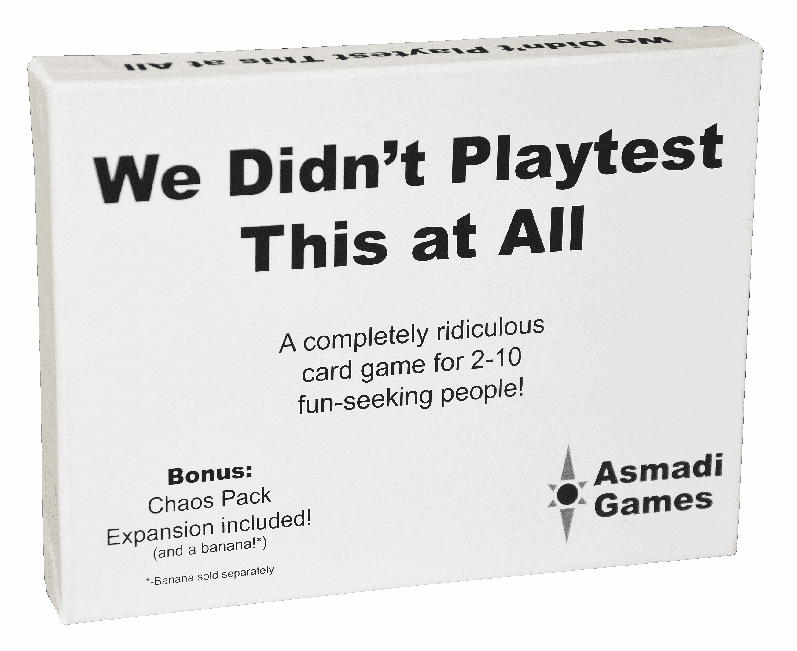 We Didn't Playtest This at All with Chaos Pack Expansion doboz