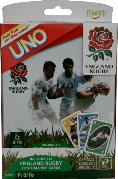 UNO: England Rugby box art