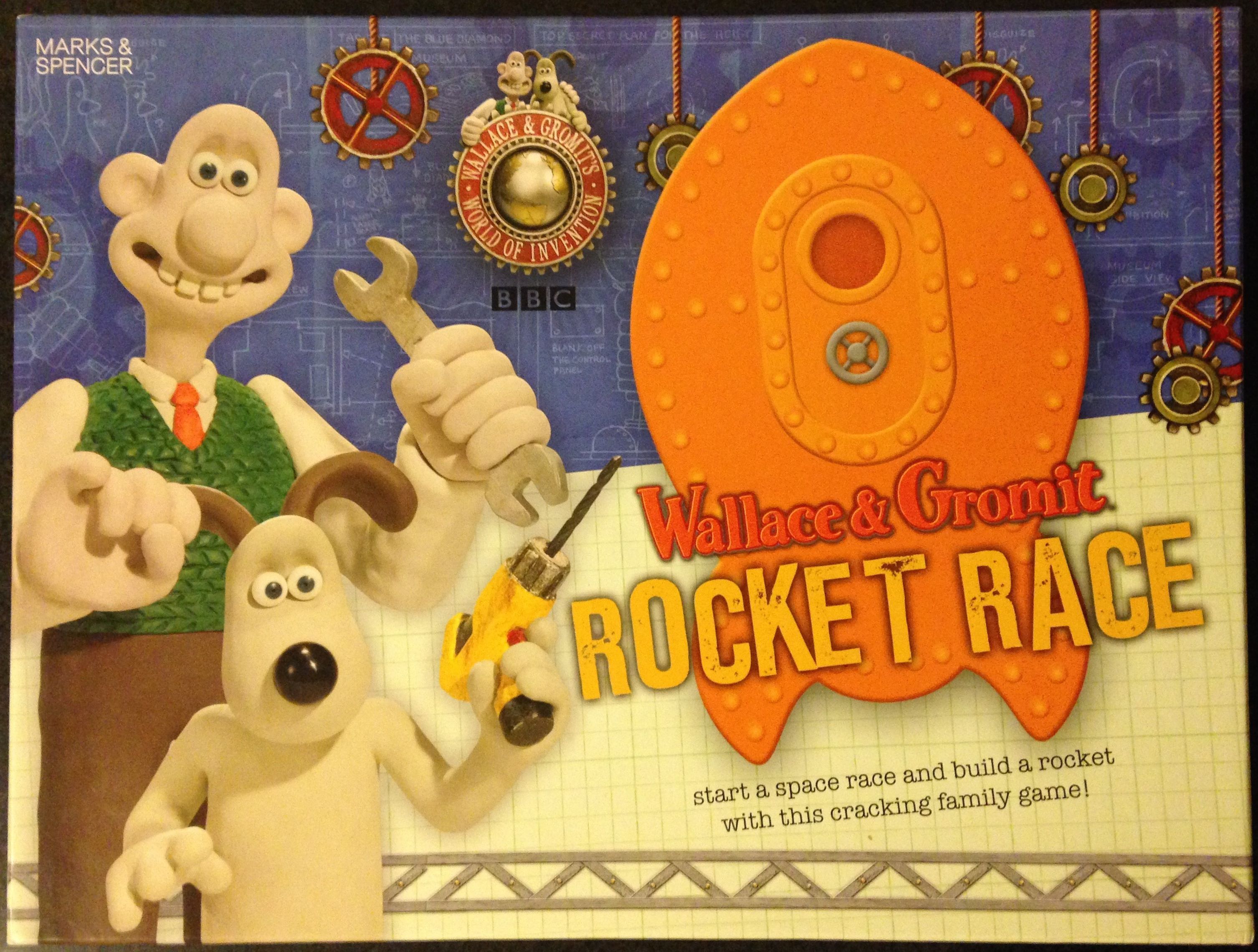 Wallace & Gromit Rocket Race box art