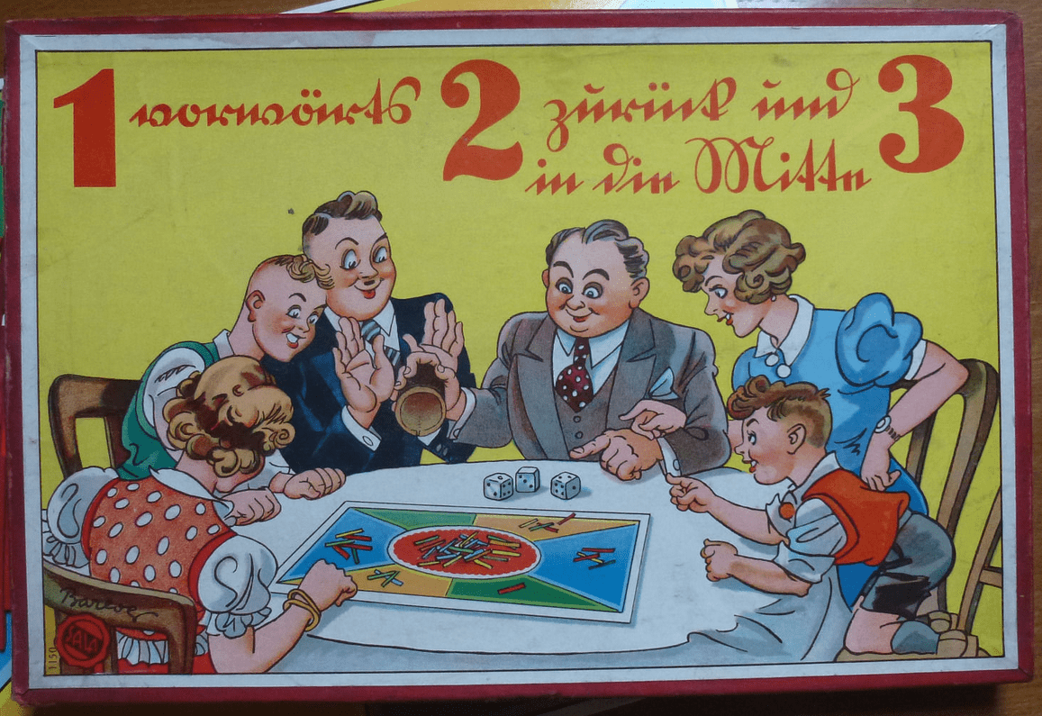 1 vorwärts 2 zurück und 3 in die Mitte box art