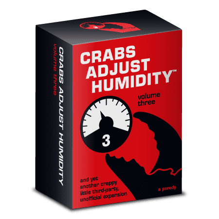 Coperta Crabs Adjust Humidity: Volume Three (fan expansion for Cards Against Humanity)
