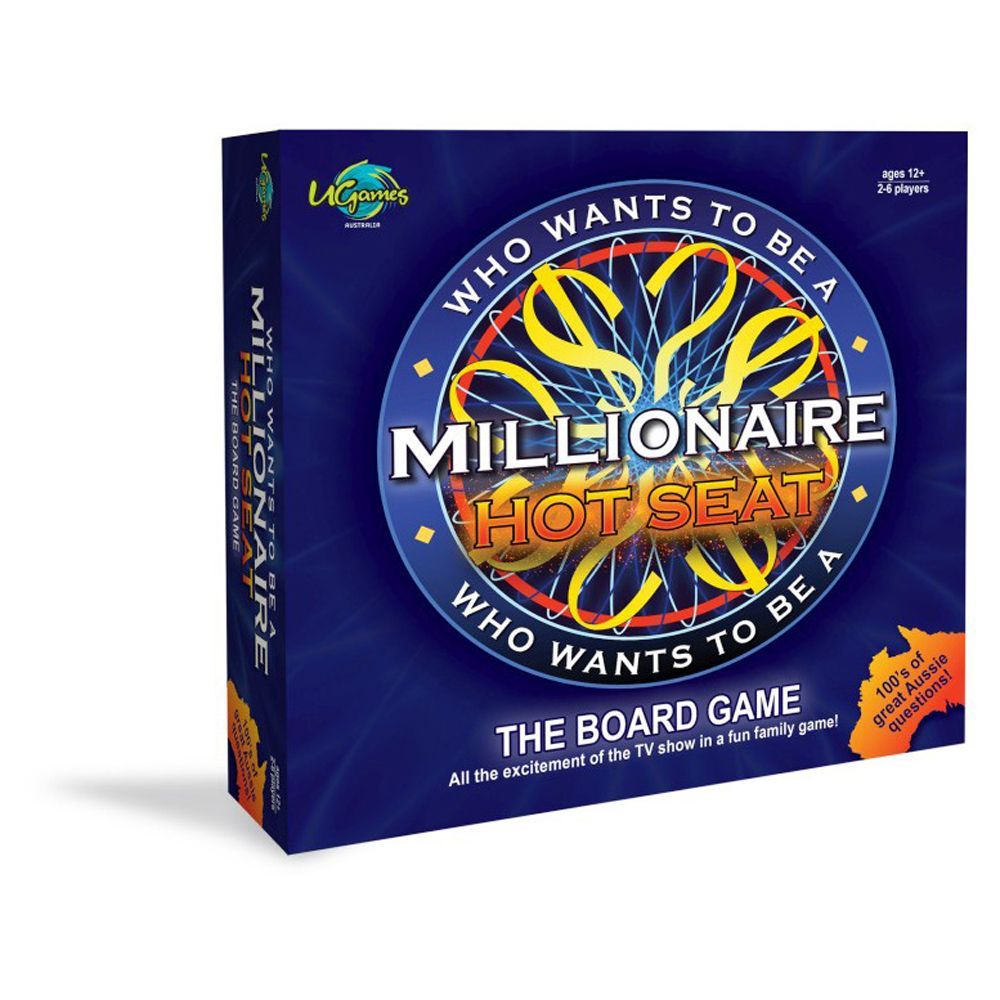 Who Wants To Be a Millionaire: Hot Seat – The Board Game box art