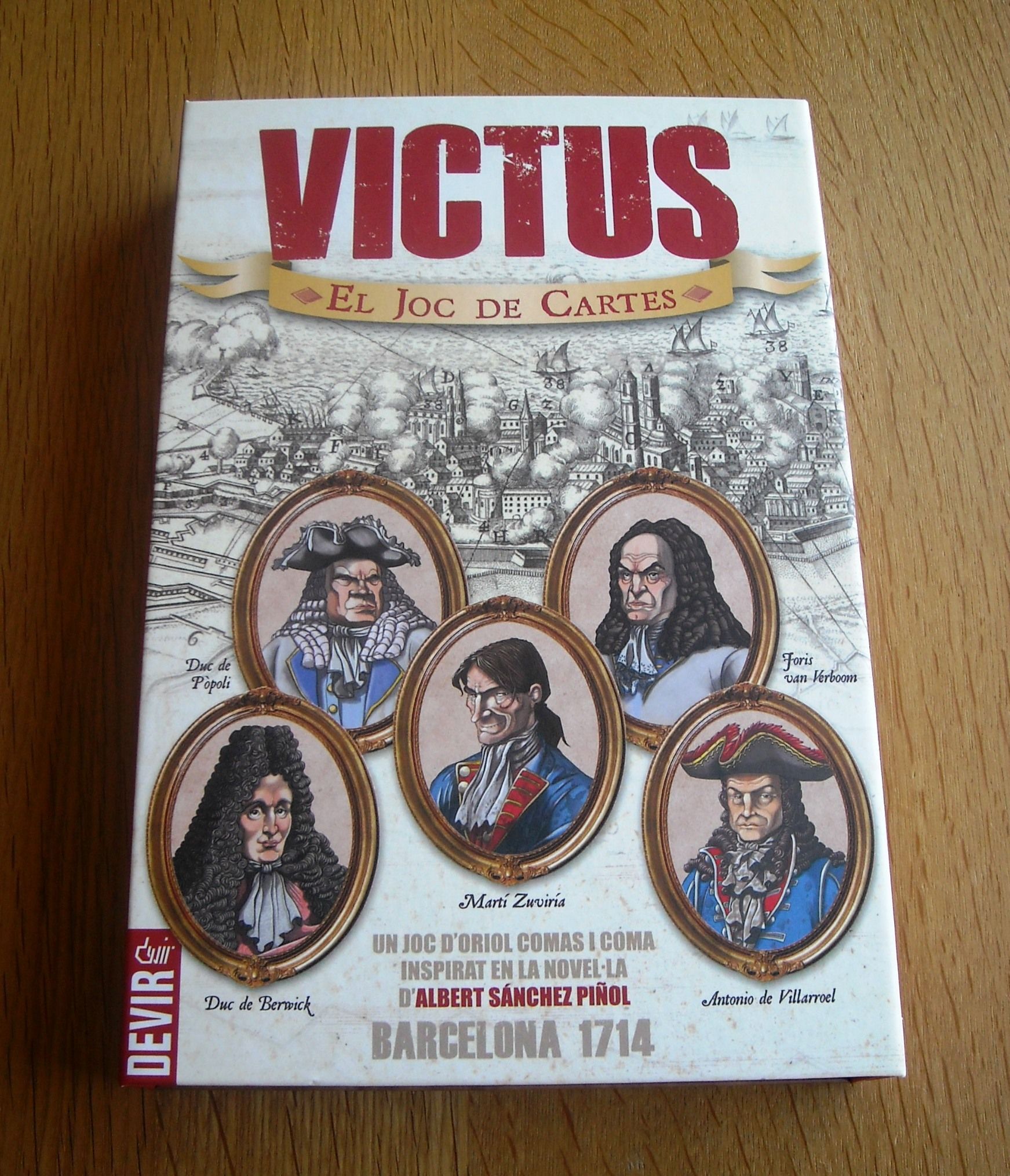 Victus: El joc de cartes – Barcelona 1714 box art