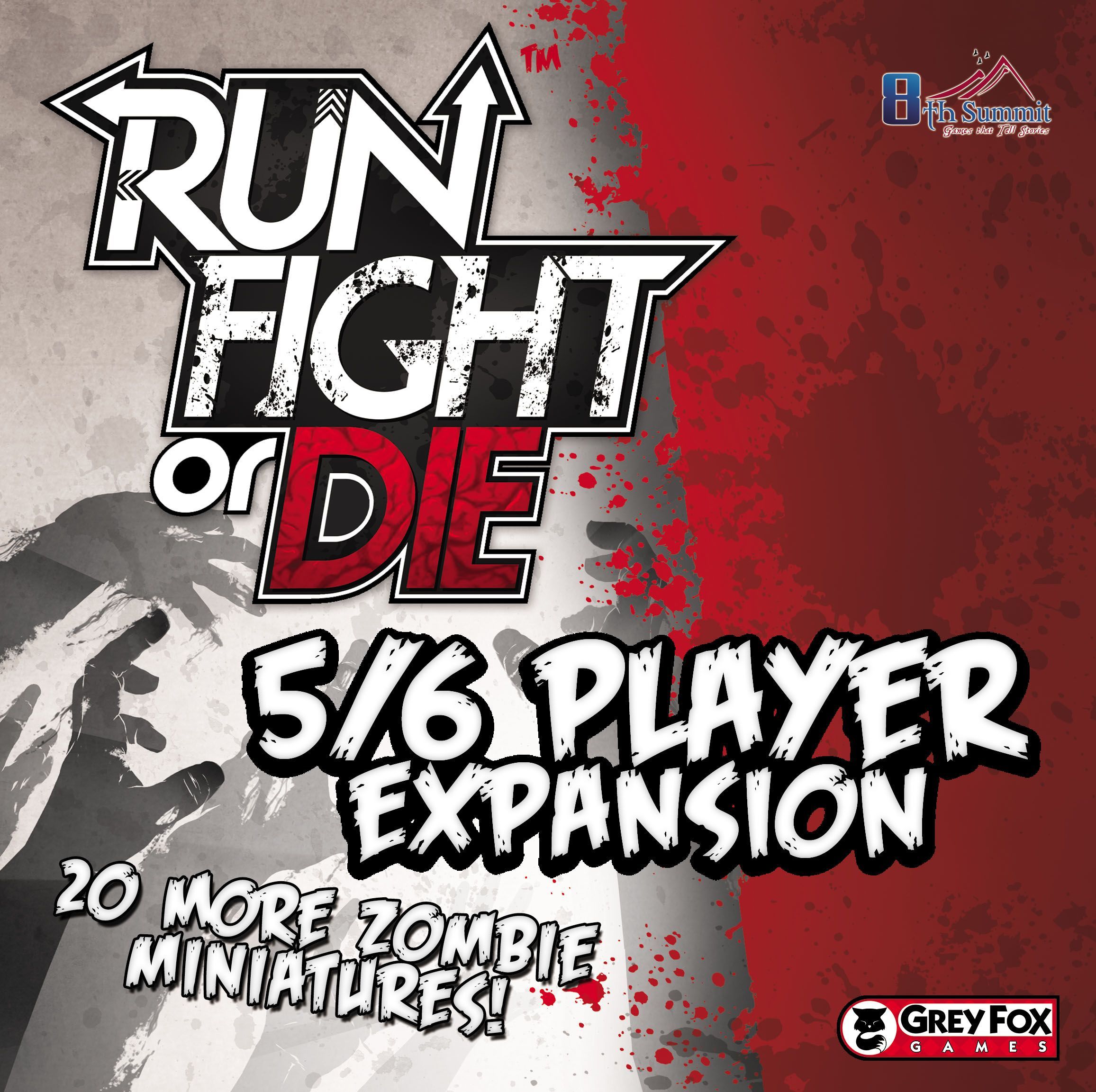 Run, Fight, or Die!: 5/6 Player Expansion doboz
