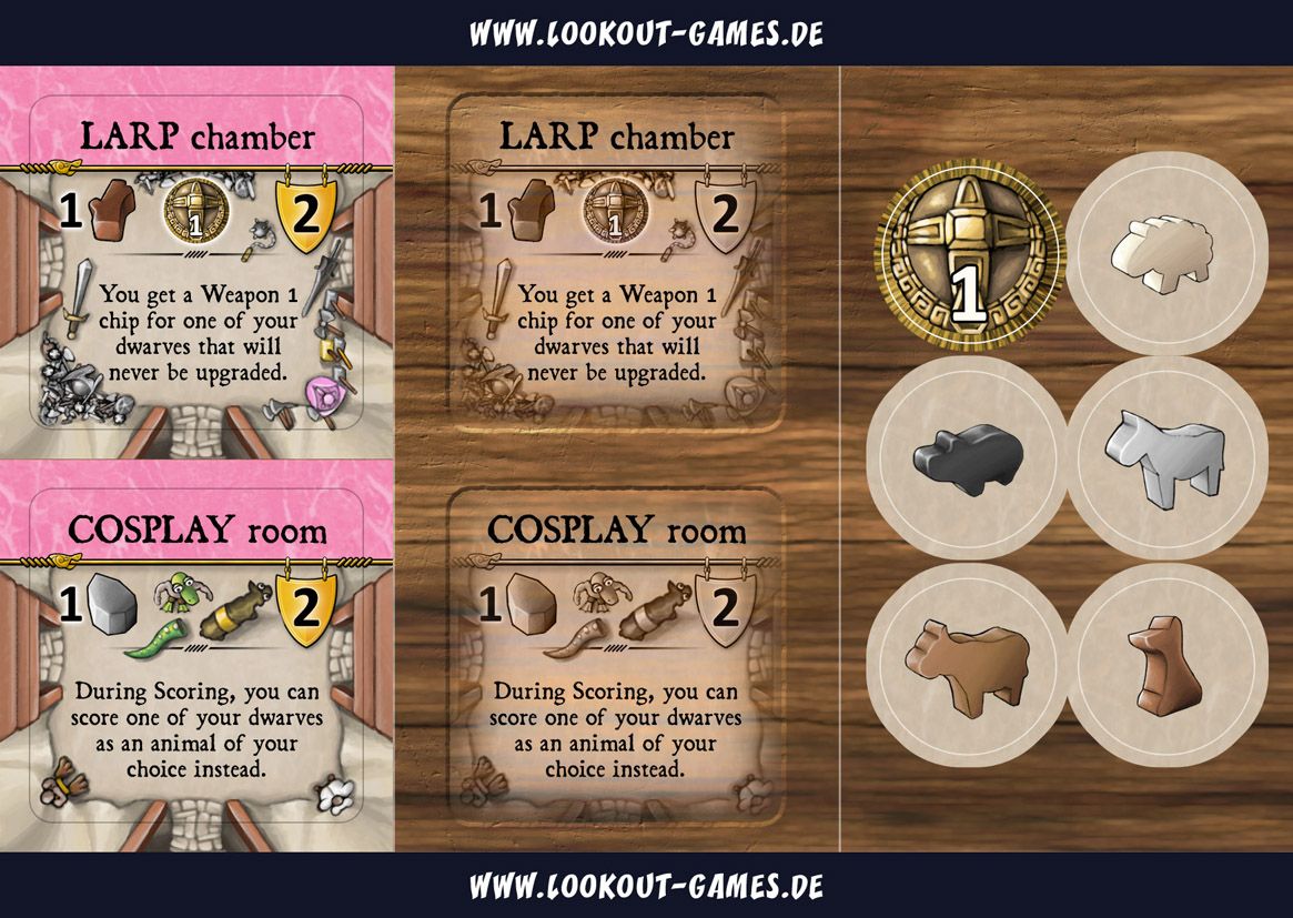 Caverna: LARP and Cosplay Postcard box art