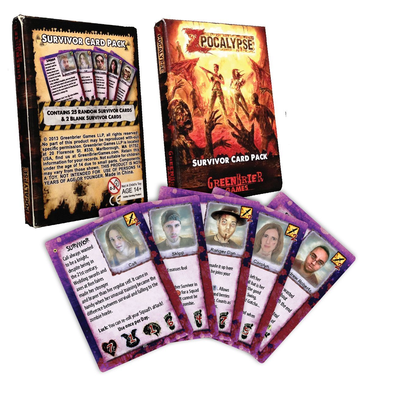Coperta Zpocalypse: Survivor Card Pack #1