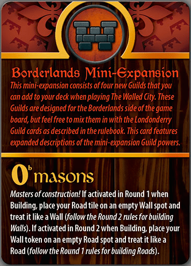 The Walled City: Borderlands Mini-Expansion doboz