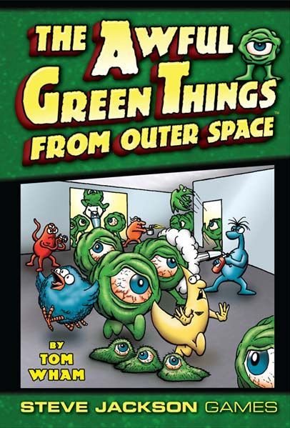 The Awful Green Things From Outer Space box art