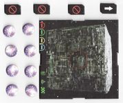 Star Trek: Attack Wing – The Collective Month 1 Organized Play Borg Cube and tokens