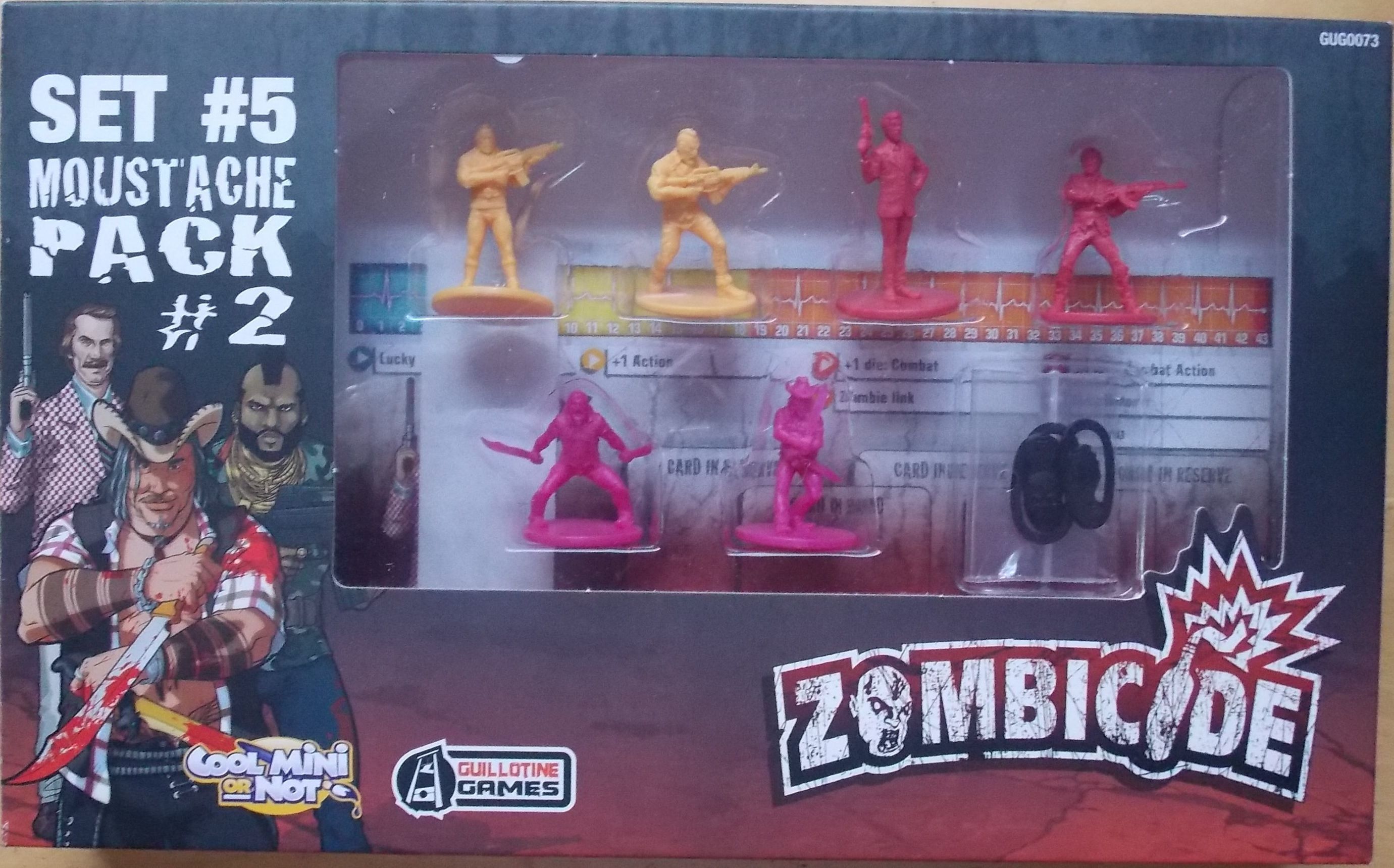 Zombicide Set #5: Moustache Pack #2 box art