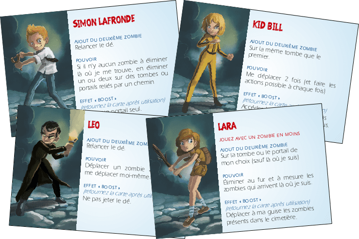 Coperta Zombie Kidz: Character Cards Expansion