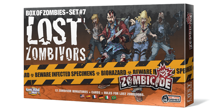 Zombicide: Box of Zombies – Set #7: Lost Zombivors box art