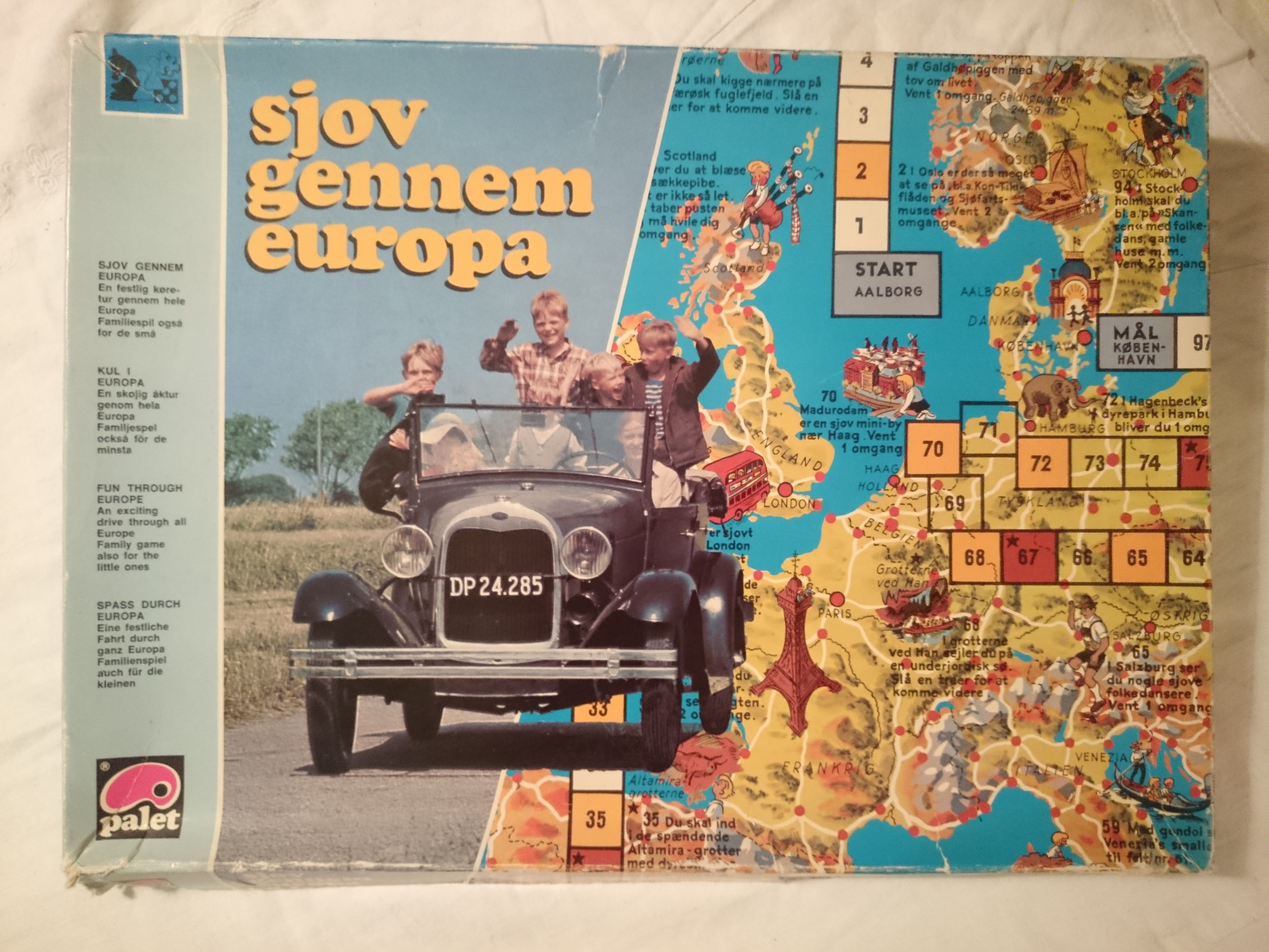 Sjov Gennem Europa box art