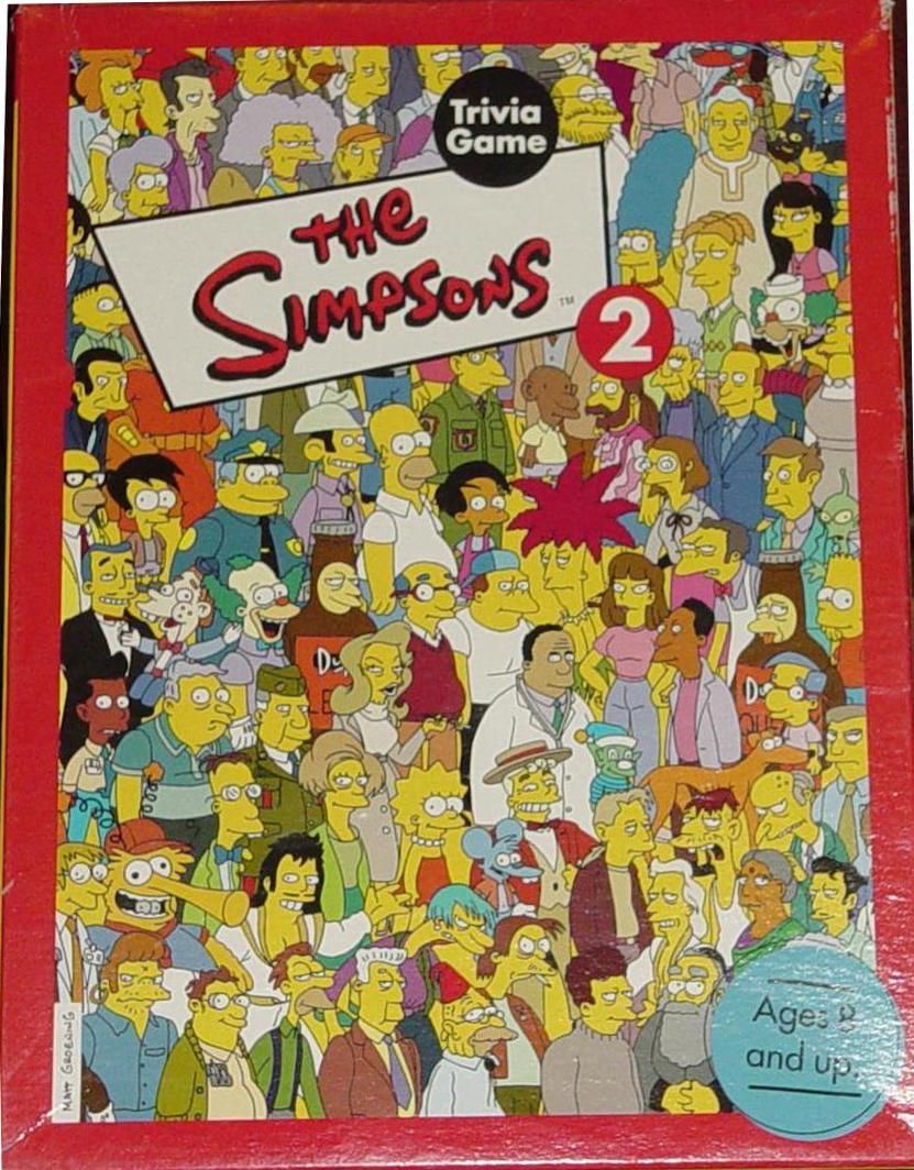 The Simpsons 2 Trivia Game doboz