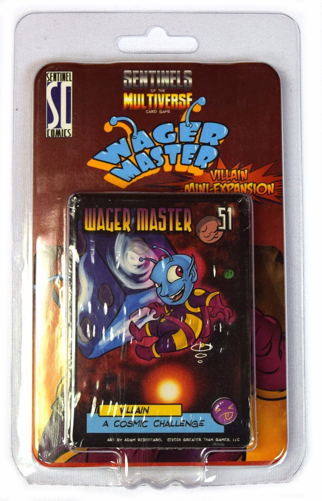 Sentinels of the Multiverse: Wager Master Villain Character doboz