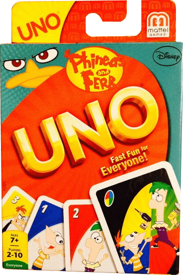 UNO: Phineas and Ferb doboz