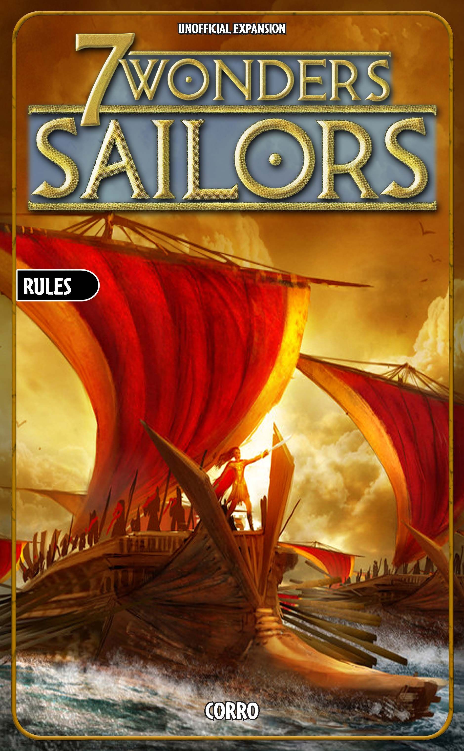Sailors (fan expansion for 7 Wonders) box art