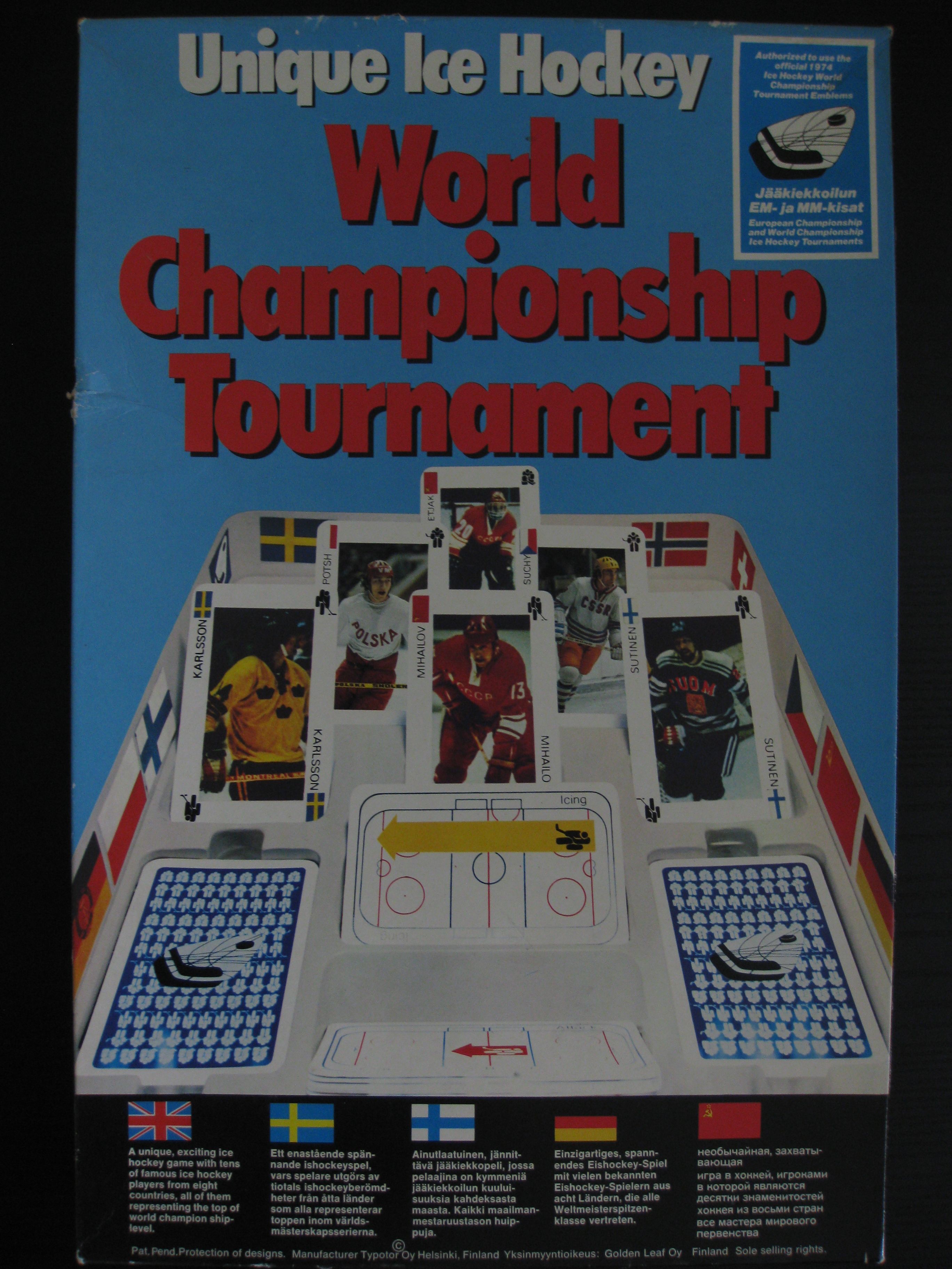 Unique Ice Hockey box art