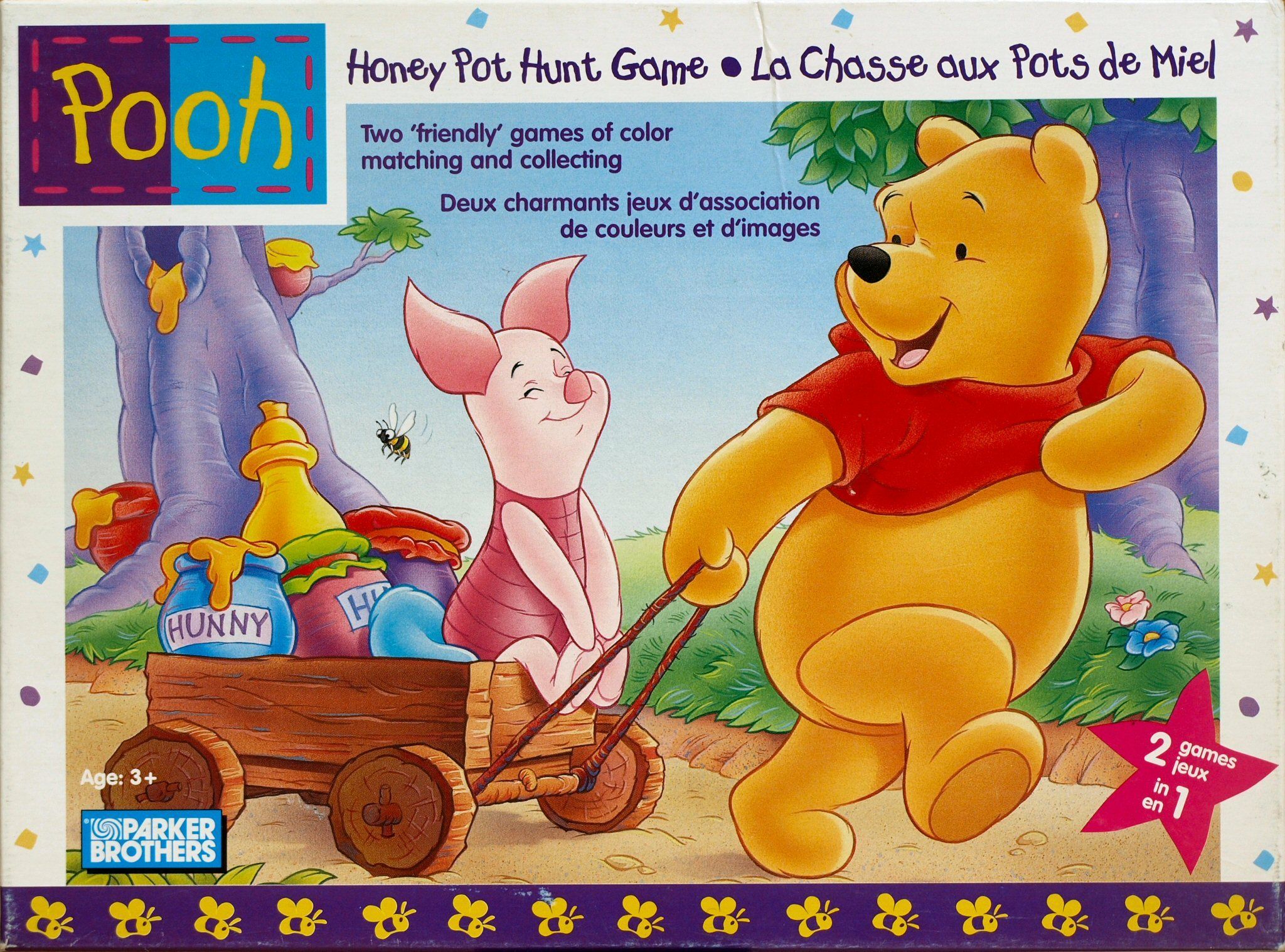 Pooh Honey Pot Hunt Game box art