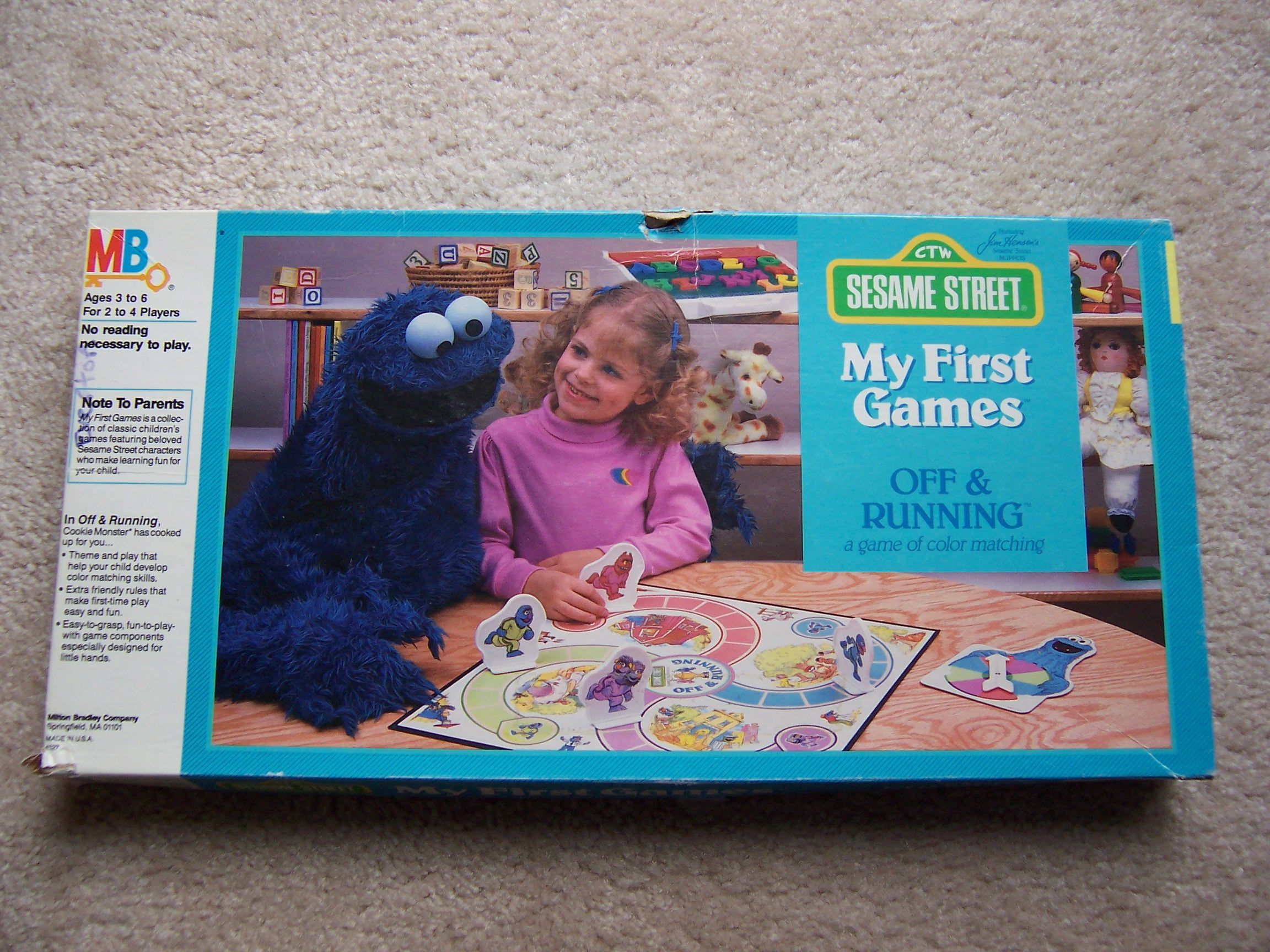 Sesame Street, Off & Running doboz