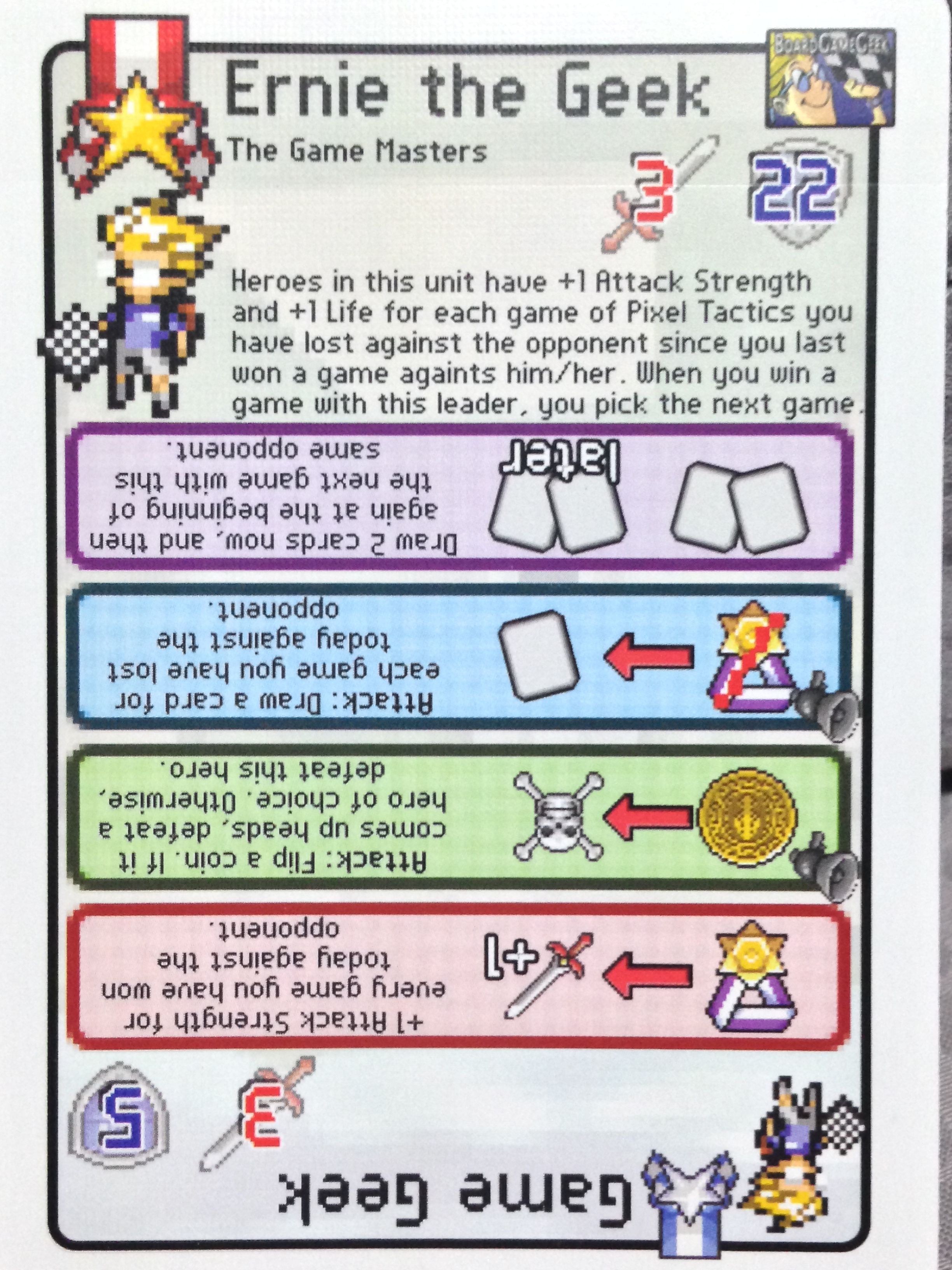Pixel Tactics: Game Geek / Ernie the Geek doboz