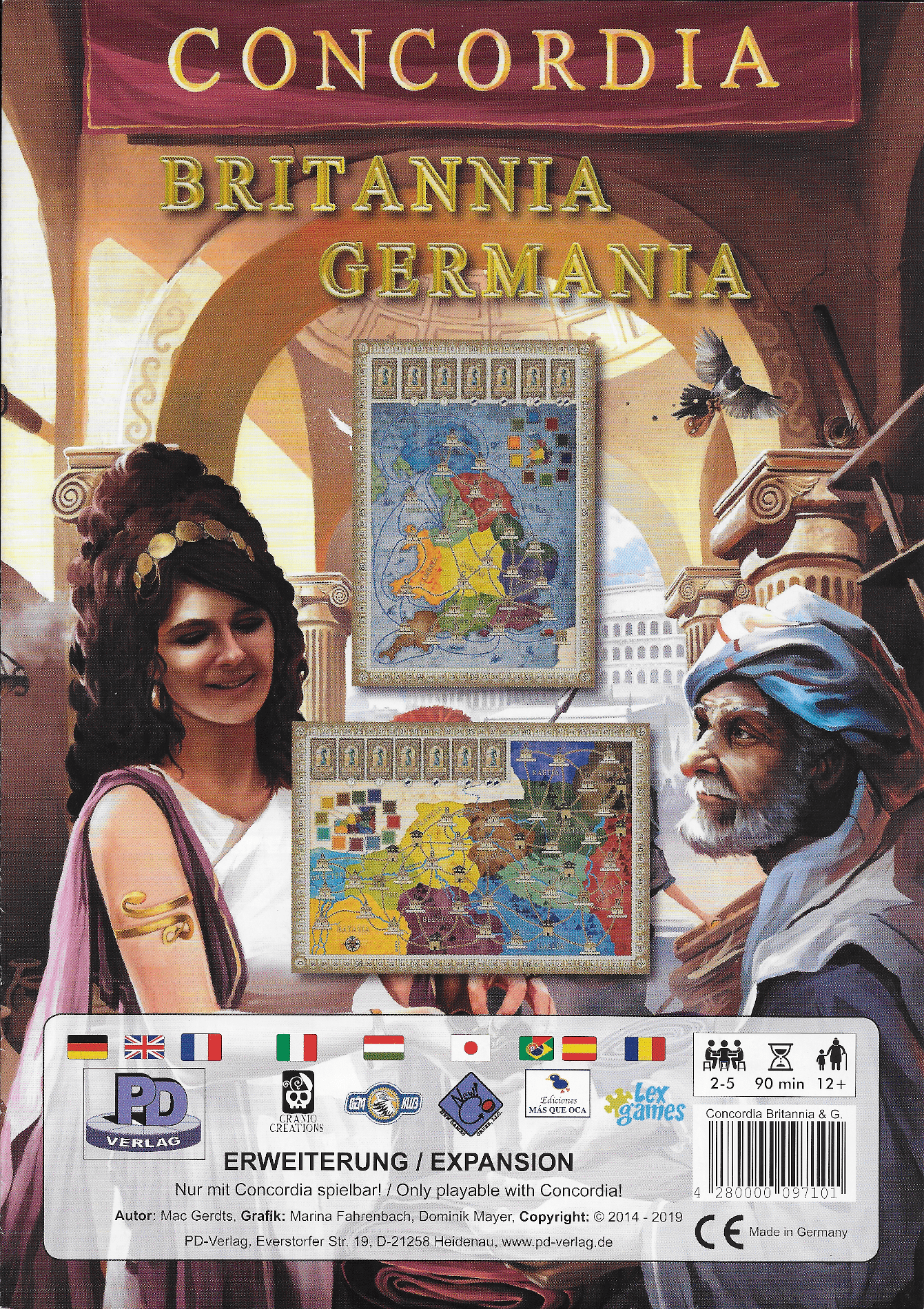 Concordia: Britannia / Germania doboz
