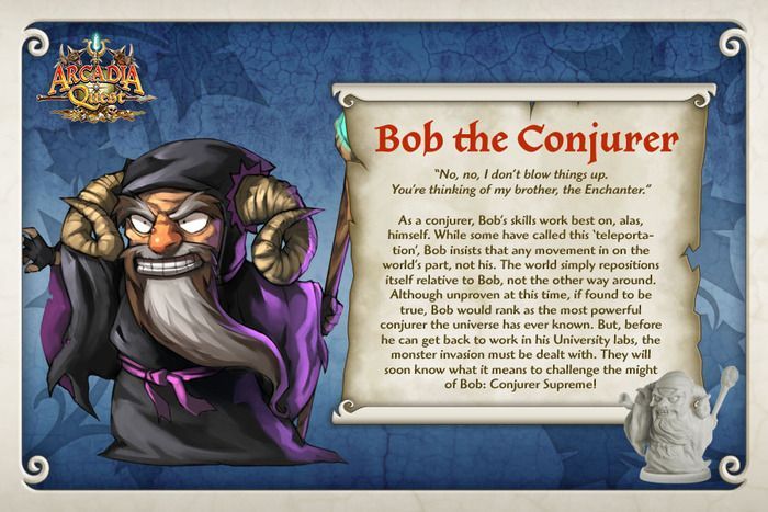Arcadia Quest: Bob the Conjurer box art