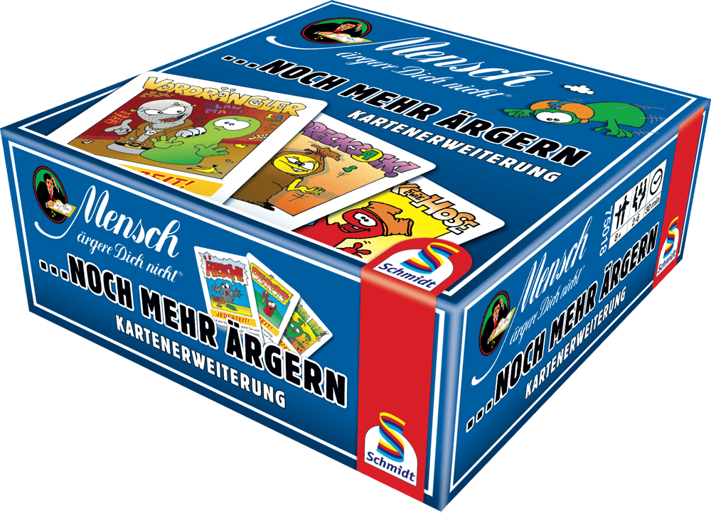 Mensch ärgere Dich nicht: ...noch mehr ärgern – Kartenerweiterung Blau box art