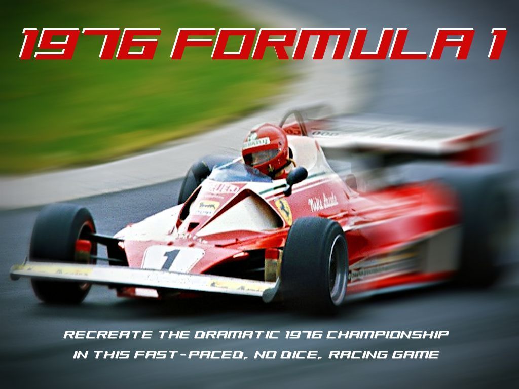 1976 Formula One Motor Racing box art