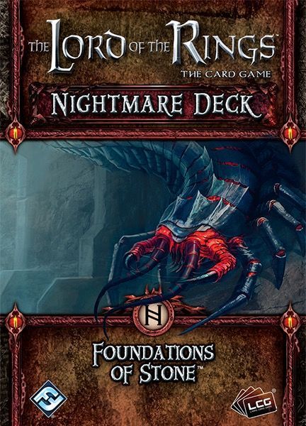 The Lord of the Rings: The Card Game – Nightmare Deck: Foundations of Stone box art