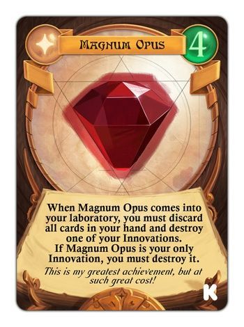 Chaos & Alchemy: Magnum Opus Kickstarter Promo Card box art