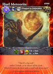 Mage Wars: Hurl Meteorite Promo Card