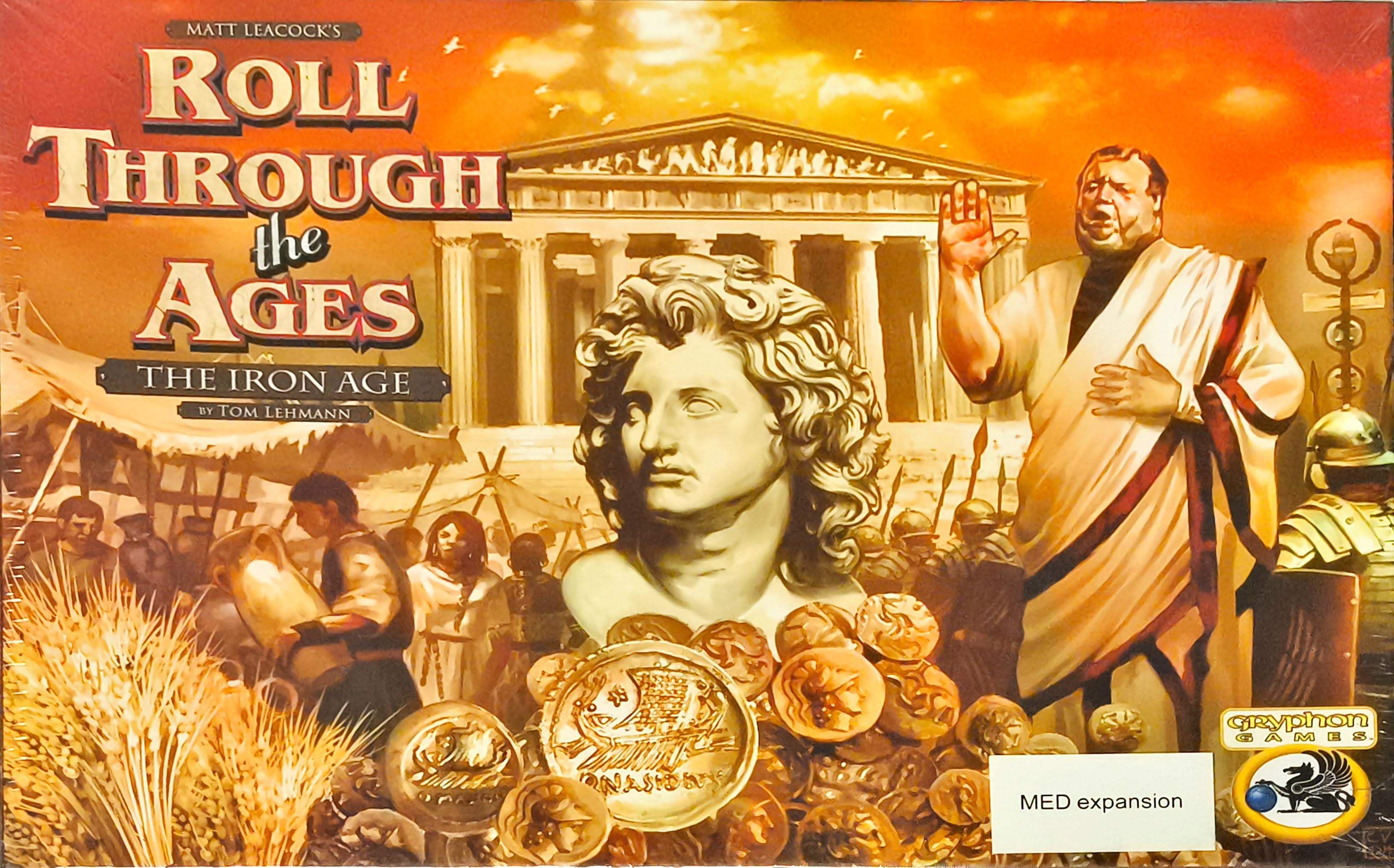 Roll Through the Ages: The Iron Age with Mediterranean Expansion box art